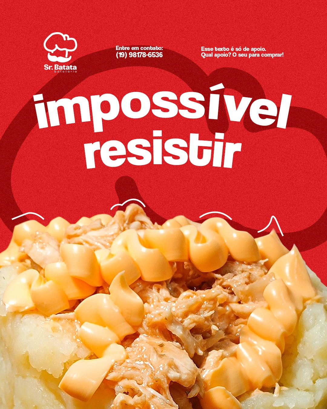 Batatas recheadas da Sr. Batata
